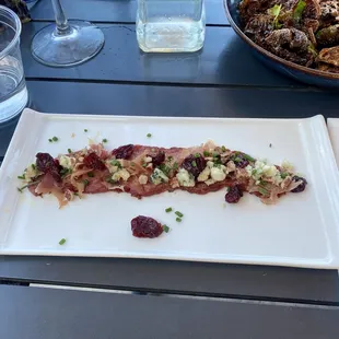 Duck Bacon Dumplings