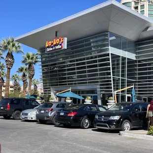 The exterior of restaurant