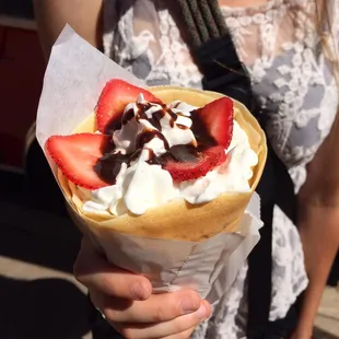 Their best selling crepe. Sweet LoLo