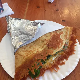 Teriyaki Chicken Crepé.
