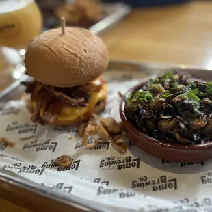 Roadhouse Burger Sub Brussel Sprouts