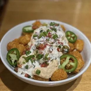 Loaded tater tots