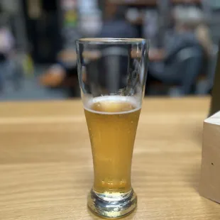 Mexican lager with lime.