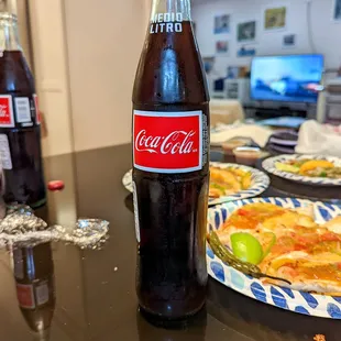 a bottle of coca cola