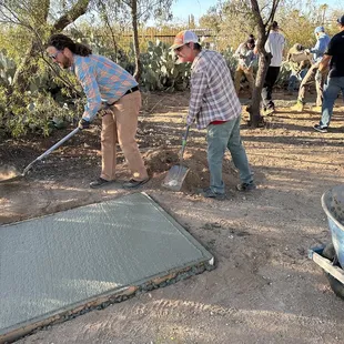 Finished tee pads