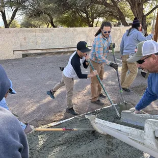 Pouring tee pad #1
