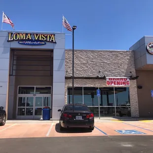 the front of the store