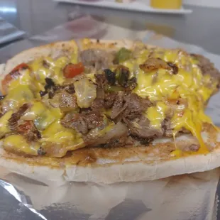 Yum!!! Yep! We serve a tantalizing Philly Cheesesteak too!