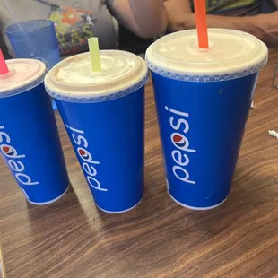 Milkshakes -- medium, large, and extra large (32 Oz.)