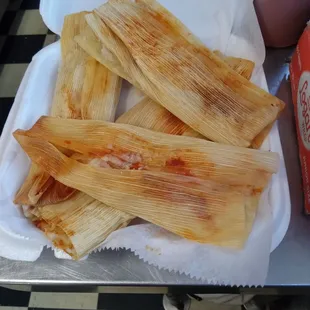Tamales de pollo
