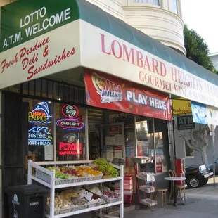 the front of the store