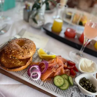 Smoked Salmon Board