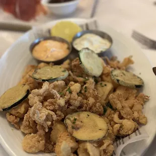 Calamari appetizer