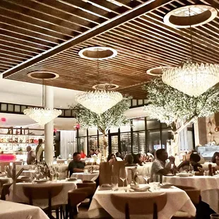 the interior of a restaurant
