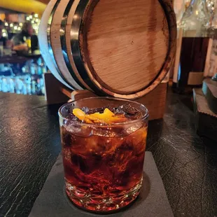 Barrel aged negroni