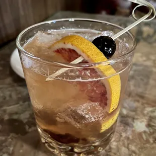 Blood Orange Old Fashioned