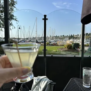 Martini and a view