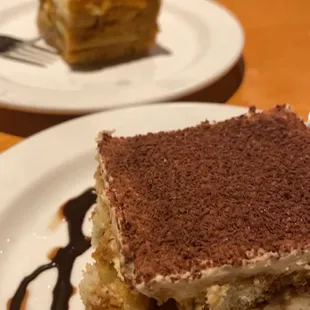 Pumpkin and regular Tiramisu