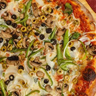 pizza, food