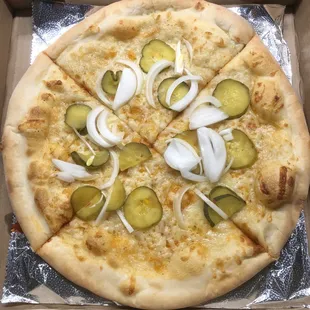 Nashville Hot Chicken Pizza