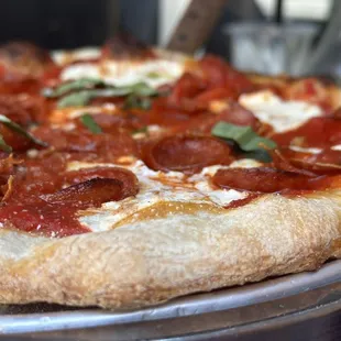 Rustic Double Pepperoni