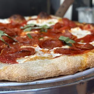 Rustic Double Pepperoni