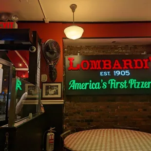 Neat sign inside the store