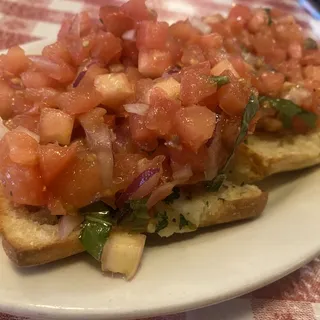 Bruschetta on Rustic Bread (4pcs)