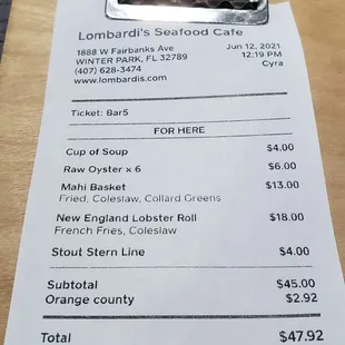 Very reasonable prices
