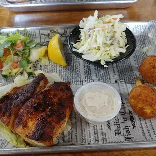 Blackened Grouper Sandwich
