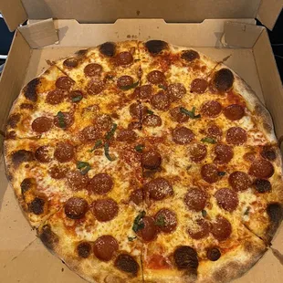 Thin slice, thick cut, Boars Head pepperoni