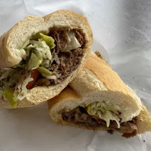 Cheesesteak hoagie,  very good $14