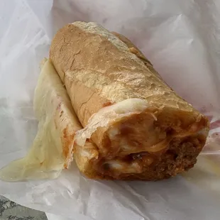 Meatball sandwich my wife  said it  was  excellent $14