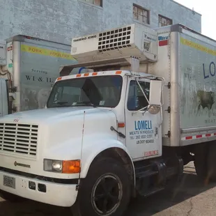 Lomeli Meats and Produce Freight Trucks