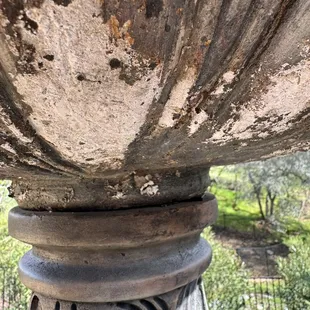 The fountain is disintegrating and Lomeli Gardens will do nothing about it.