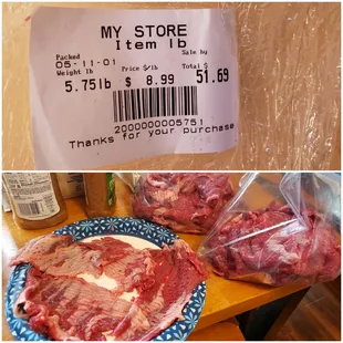 Fatty Arracheda meat