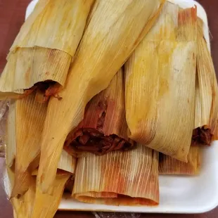 Lomeli's Supermarket in Round Lake. Fresh Tamales.