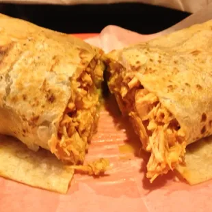 My friend's chicken burrito.