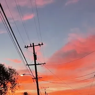 Beautiful day to walk to the Ale Hse for some Kraft beer. Love the the sunsets at Ale Hse