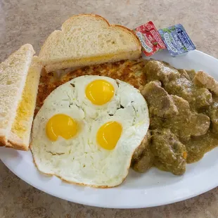 Chili Verde Plate