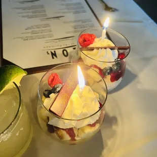 Complimentary birthday dessert