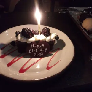 So sweet of them to send me a birthday treat.