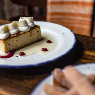 Tres Leches
sponge cake / raspberries / mascarpone whipped cream