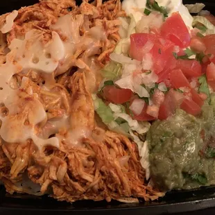 Chicken tinga burrito bowl