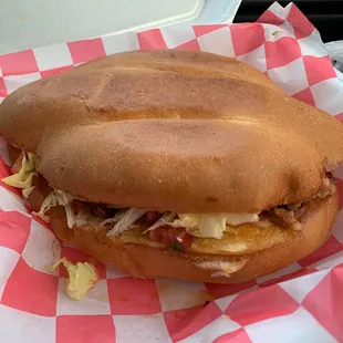 Barbacoa Torta (sandwich)