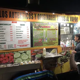 The menu is clean and simple THE FOOD IS PHENOMENAL