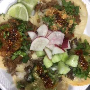 Cabez&amp;Al Pastor tacos
