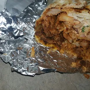 Al pastor, no beans.