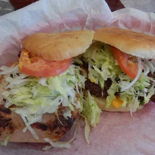 Jamon and Hamburguesa