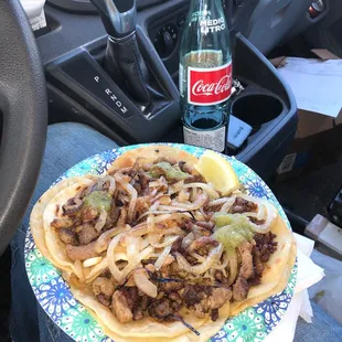 Bomb ass tacos Best ones I had in si